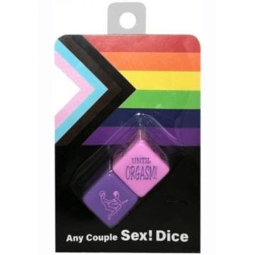 Jeu de dés sexuels - KHEPER GAMES - Sex Says - Dé violet - Dé rose - Pour couples adultes
