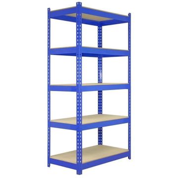 Monster Racking - 5 Rayonnages Q-Rax Bleus 90cm x 50cm x 182cm