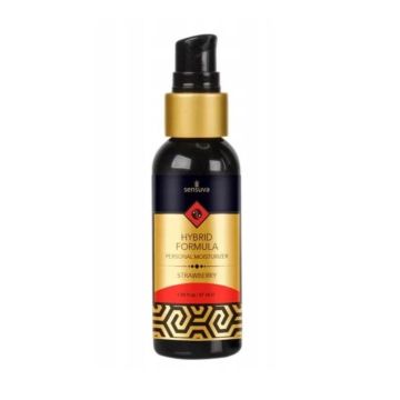 Lubrifiant Hydratant Hybride Sensuva à la Fraise, 57 ml