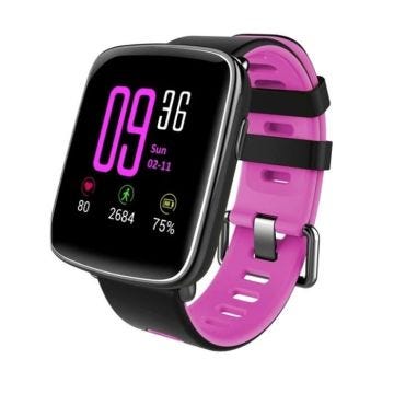 Montre Connectéee Android iOs Écran Tactile Bluetooth Ip68 Anti-Perte Rose YONIS