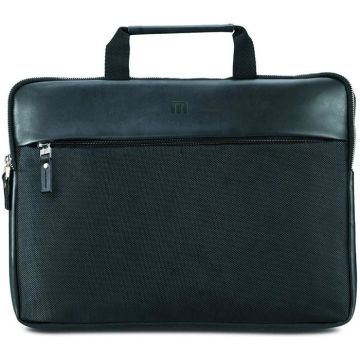Sacoche compacte - MOBILIS - Vintage - 11-14 pouces - Noir - Cuir synthétique