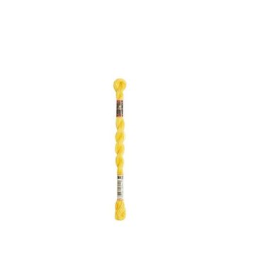 Fil DMC Coton Perlé Médium N5 Col. 726 Jaune