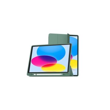 Folio SlimSkin - MW - iPad 10.9" 10ème génération 2022 - Vert - Garantie 2 ans - Mixte