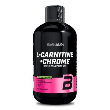 L-Carnitine BioTech USA - L-Carnitine+Chrome - Orange 500ml