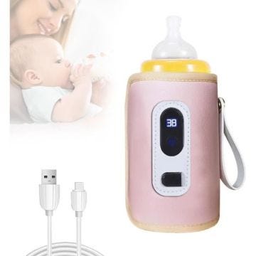 Chauffe-biberon Portable, Chauffe Biberon, Chauffe Biberon USB, Sac d'isolation Universel pour Biberon