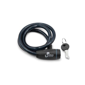 Antenne antivol - portique antivol Urban prime - UP-AC-220016 - Verrou de Cable Adulte Unisexe, Sarcelle, 120 cm