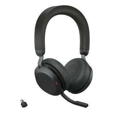Micro-casque - JABRA - Evolve2 75 - Sans fil - Autonomie 37h - Résistant à la transpiration