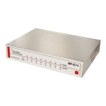 Lindy - 25045 - Switch GIGABIT 8 ports 10/100/1000