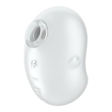 Vibromasseur à pression d'air Cutie Ghost - Blanc - Satisfyer
