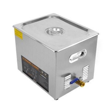 Nettoyeur à Ultrasons 10L - T-Mech - Bijoux Disque Pièces Outils - Acier Argenté - Mixte