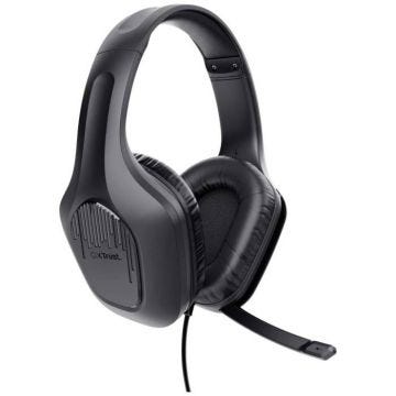 Trust Gaming GXT 415 Zirox Casque Gamer Filaire Léger pour PC, Xbox, PS4, PS5, Switch, Jack 3.5 mm, avec Micro - Noir