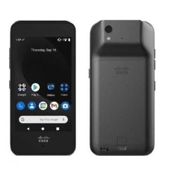 Smartphone avec RAM 3 Go, Mémoire interne 32 Go, écran 4', caméra arrière 8 MP, caméra frontale 2 MP.