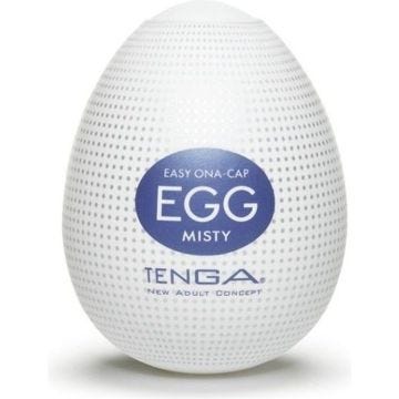 Masturbateur - Tenga - Egg Misty - Nodules internes - Gaine extensible - Réutilisable