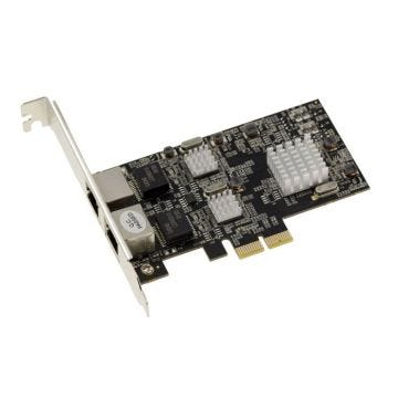 Carte contrôleur PCIe réseau Dual LAN ethernet 10 100 1000 2500 1G 2.5G 2 ports RJ45 Chipset Realtek RTL8125 - Réveil à distance WOL