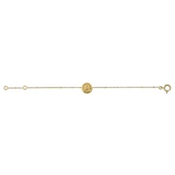 Bracelet enfant - Brillaxis - Bracelet Brillaxis ange or jaune 18 carats - Couleur de la matière:Jaune