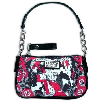 mini sac a main rockabilly liquor brand avec croix pin up ro