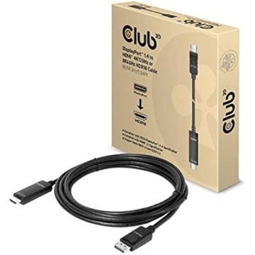 Câble DisplayPort 1.4 vers HDMI 4K120Hz ou 8K60Hz HDR10 3m M/M - CLUB 3D