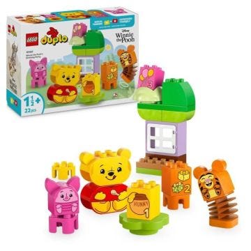 LEGO DUPLO | Disney 10457 L’Anniversaire de Winnie l’Ourson - Jeu de construction 18 mois