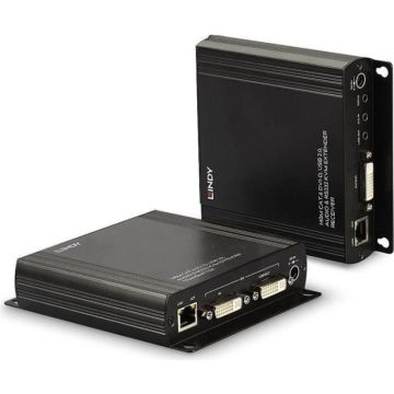 Lindy - Video-/Audio-/USB-/serielles Verlängerungskabel - über CAT 6 - bis zu 140 m () - 39245