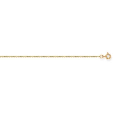 Chaine - BRILLAXIS - Chaine Brillaxis maille forçat diamantée 0.08mm - Couleur de la matière:Jaune Taille/Longueur:45 cm