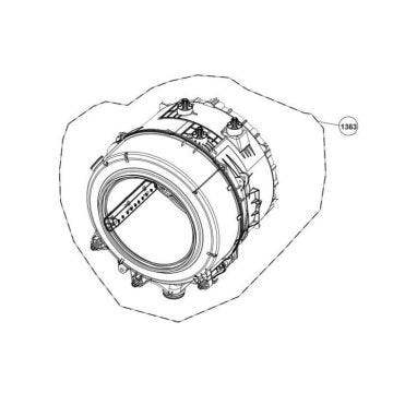 Bloc laveur - BEKO - 2500706000 - Compatible avec plusieurs modèles de lave-linge