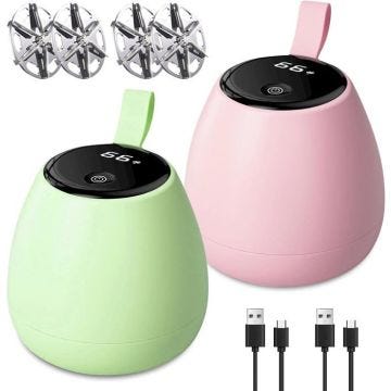 Lot de 2 rasoirs électriques anti-peluches électriques - Rasoir électrique portable pour enlever les peluches - Rechargeable