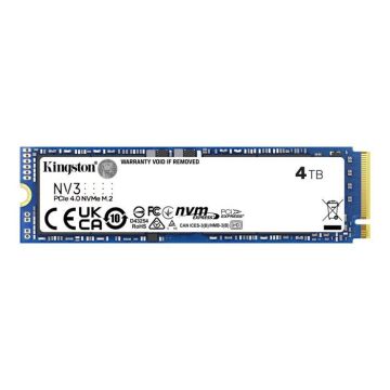 Disque dur - KINGSTON - 4To NV3 M.2 NVMe - Débit de transfert interne 3500 Mo/s - Format M.2 - Interface NVMe