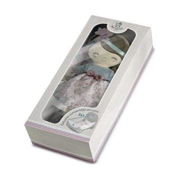 Poupée de Chiffon - Decuevas - Provenza - 36 cm - Jouet Peluche - Coffret convertible en berceau