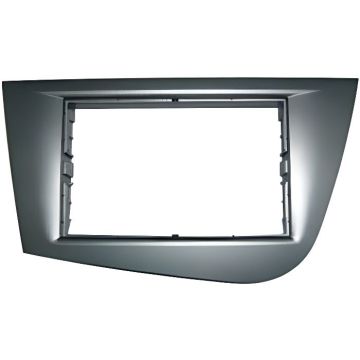 Adaptateur de façade d'autoradio - SEAT - Leon - Double DIN - Gris - 2006