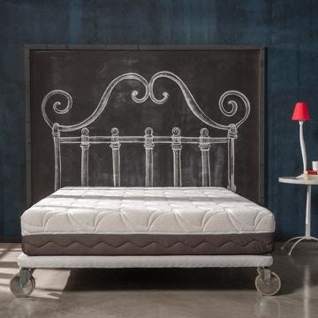 Matelas - Idéal Viscoélastique HR - 160x200 cm - Anti-acariens et déhoussable