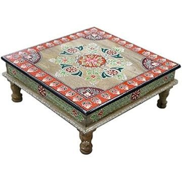 Table d'appoint - DKD HOME DECOR - Multicouleur - Bois d'ingénierie - 40x40 cm - Design contemporain