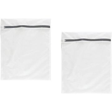 NOVAGO 2 Filets de Lavage, sac de lavage , Blanc, taille L (50x60 cm)