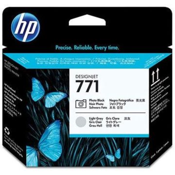 Tête d'impression HP 771 - Pack de 1 - Noir / Gris clair - Jet d'encre