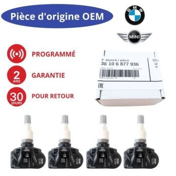 4x Capteur de pression des pneus TPMS Valve roue BMW X1 U11 X2 U10 X5 G05 X6 G06 X7 G07 iX iX1 iX3 i4 G26 i5 G60 i7 G70 XM X6M F96