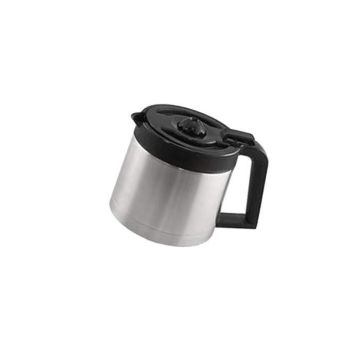 Pot thermos - KRUPS - 56476 - Couleur gris - Compatible avec cafetières et expresso - Accessoire de verseuse