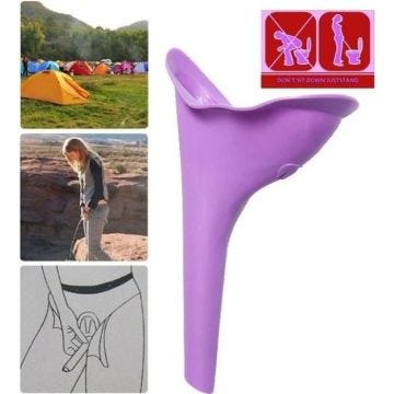 Activités Extérieures Portable Femmes Urinoir Urination Toilette Silicone Urine Pipi Dispositif Entonnoir Camping Voyage Aléatoire