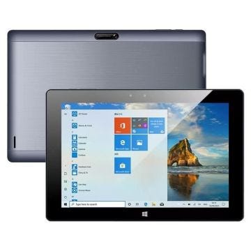 Tablette Tactile 10 pouces Windows 10 4GB+64GB +SD 32Go YONIS Argent
