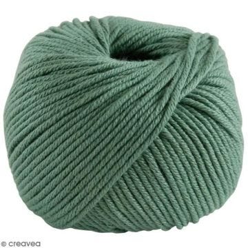 Fil DMC Natura Medium - Marque DMC - 32 coloris - 50 g - Couleur Vert Peuplier