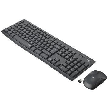 Clavier et souris sans fil Logitech MK295 Silent - Graphite - 920-009803