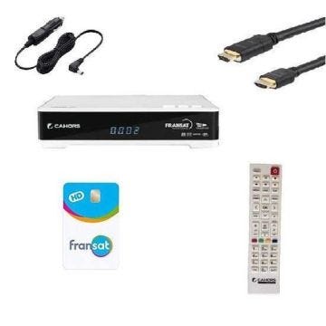 CAHORS VEOX Récepteur satellite HD + HDMI + CARTE +ALLUME CIGARE HD ME