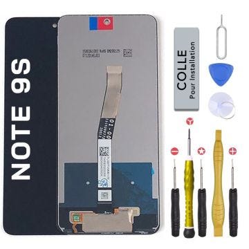 Ecran Remplacement pour Xiaomi Redmi Note 9S + Tactile + Outils + Colle