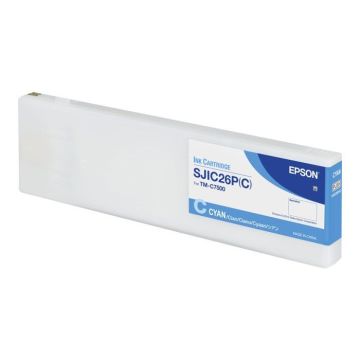 Cartouche d'impression Epson SJIC26P(C) - Cyan - Epson ColorWorks TM-C7500 - Epson DURABrite Ultra - 294.3 ml