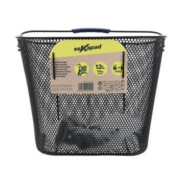ESKAPAD panier avant métal 12L - panier velo