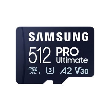 Carte mémoire micro SD - Samsung - PRO Ultimate - 512Go - UHS-I - 200 Mo/s - 130 Mo/s