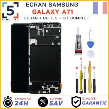 Ecran Complet remplacement pour Samsung Galaxy A71 SM-A715F avec Kit