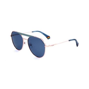 Lunettes de Soleil Polaroid PLD 6211/S/X 57/17/145 PEF GOLD GREEN STAINLESS STEEL UNISEX PLD SUN PLD 6211/S/X PEF 57 17 145