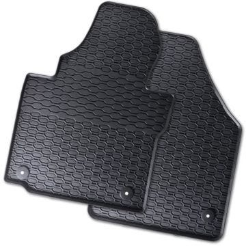 Tapis de Sol Caoutchouc GEYER & HOSAJA pour VOLKSWAGEN CADDY III 2 pz 2004- sur mesure Noir