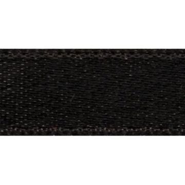 Ruban satin - Noir - 7 mm - 10 m - Rayher