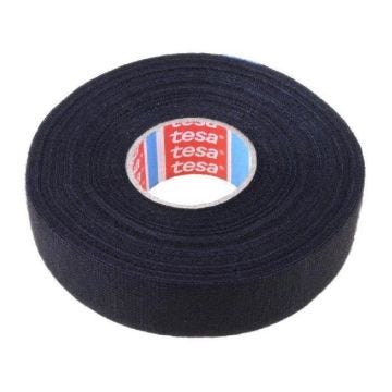 Ruban PET - TESA - 25mm L25m - Noir - Epaisseur 250µm