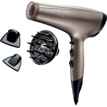 Remington AC8002 Sèche-Cheveux Keratin Protect 2200W, Professionnel, Moteur AC, Soin Kératine Huile d'Amande